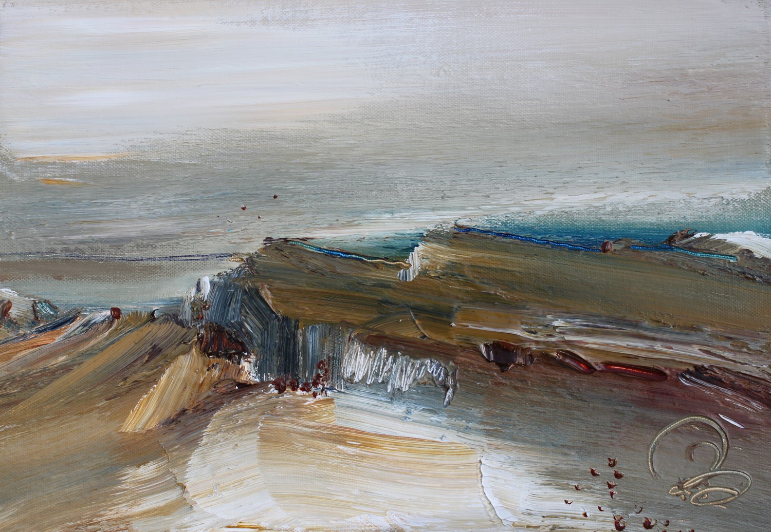 'Orcadian Cliffs' by artist Rosanne Barr